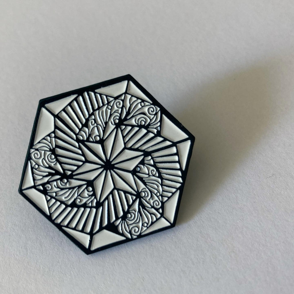 Heliotrope Enamel Pin